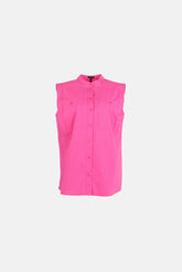 Escada Kolsuz Hakim Yaka Gömlek Fuşya - 42